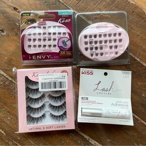 Bundle of Kiss and Amazon lashes brand new